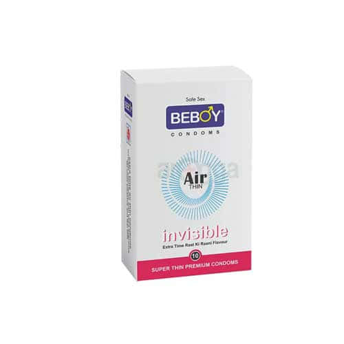 Beboy Air Thin Invisible Extra Time Raat Ki Raani Flavour Condoms
