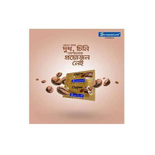 Sensation Dotted Coffee Flavored Condom