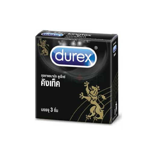Durex Kingtex Smooth Small 49mm Condom - 12PCS Pack(Thailand)