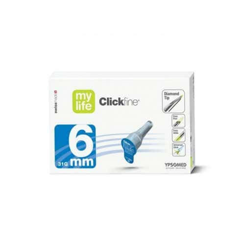 Mylife Clickfine Pen Needle 6mm 10pcs