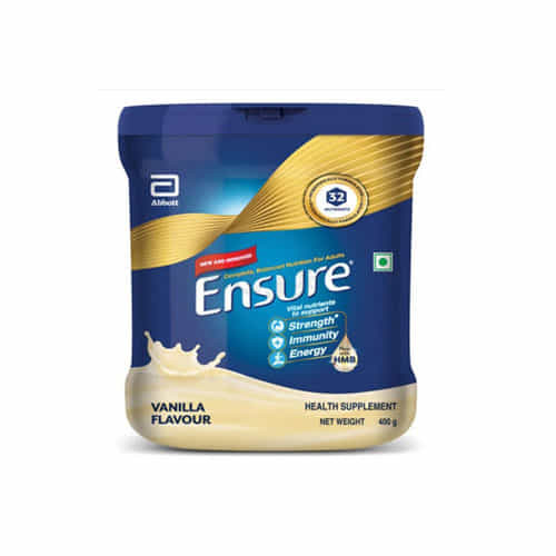 Ensure Vanilla Flavour Complete,Balanced Nutrition Drink for Adults 400 gm