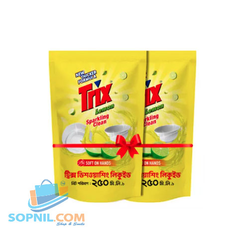 Trix Dishwashing Liquid Refill 250 ml Combo Pack