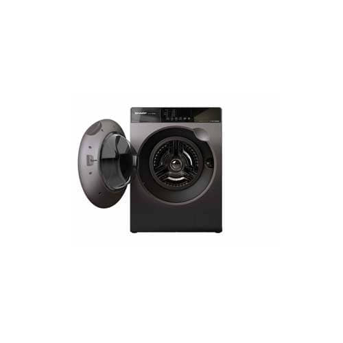 Sharp Full Auto Front Loading Inverter Washing Machine ES-FW85SG | 8.5 KG - Dark Grey