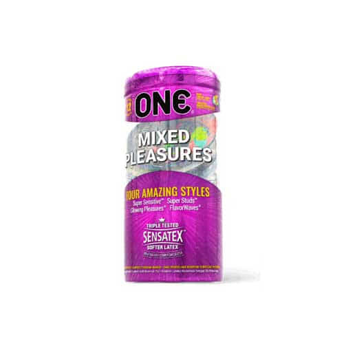ONE Mixed Pleasures Amazing Styles Condom - 3Pcs Pack(Malaysia)